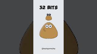 64 bits 32 bits 16 bits 8 bits 4 bits 2 bits 1 bit 12 bit 14 bit  Baby and Adult Pou shorts [upl. by Hakvir888]