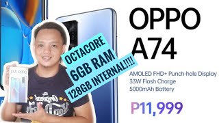 OPPO A74 Full Specification  Unboxing And Review [upl. by Ahsinrad126]