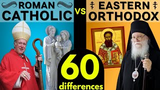 Roman Catholic vs Eastern Orthodox 60 Differences [upl. by Hamfurd540]