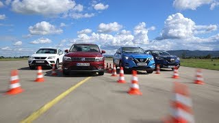 Nissan Qashqai vs Renault Kadjar vs Seat Ateca vs Volkswagen Tiguan [upl. by Cressler150]