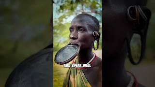 Mursi Women Talking With Lip Plates shorts tribalwomen [upl. by Herra]