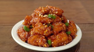 진짜 바삭한 쌀 닭강정 만들기  매콤달콤 황금 양념비율  부드러운 순살 닭강정  Sweet and Crispy Korean Chicken  Dakgangjeong [upl. by East786]