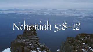 Daily Bible Reading for 9624  Nehemiah 5812 [upl. by Amberly]