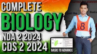 NDA 2 2024 Complete Biology  CDS 2 2024 Complete Biology  CAPF 2024 Biology [upl. by Jeritah]