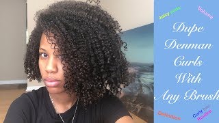 dupe denman brush curls [upl. by Leinnad462]