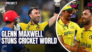 Glenn Maxwells Double Century Sees Australia Beat Afghanistan In Cricket World Cup [upl. by Knitter952]