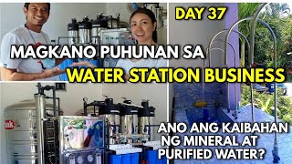 DAY 37 PINAS VLOG MAGKANO AT PAANO MAGPATAYO NG WATER REFILLING STATION  Ms Emily [upl. by Hamburger]