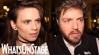 Rosemersholm West End Opening Night  Hayley Atwell Tom Burke Giles Terera [upl. by Eidob]