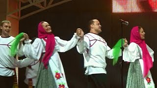 Pyatnitsky Russian Folk Choir in Terracina Italy  Bella ciao  Хор им Пятницкого в Италии [upl. by Kcinnay]