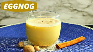 Eggnog Recipe  Spiked Homemade Eggnog With Alcohol [upl. by Farny]