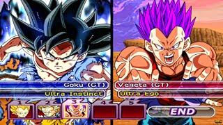 GOKU GT UI TEAM VS VEGETA GT ULTRA EGO TEAM  DRAGON BALL Z BUDOKAI TENKAICHI 3 LATINO GAMEPLAY MODS [upl. by Niawd]