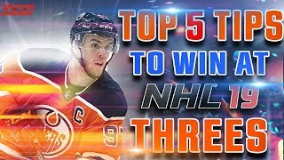 NHL 19 Top 5 Beginner Tips for Threes Mode [upl. by Lauritz694]