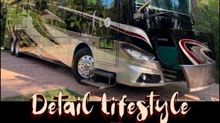 Detailing a Huge Million Dollar Tiffin Motorhome [upl. by Aicenat]