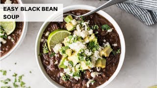 Easy Black Bean Soup [upl. by Els]