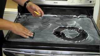 How to Clean a Glass Top Stove  Cooktop [upl. by Airol]