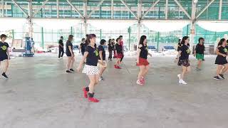 Line dance Adelaida 28220现教现拍 [upl. by Inohs]