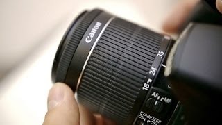 Canon EFS 1855mm f3556 IS STM lens review How good is Canons new kit lens [upl. by Wanfried282]