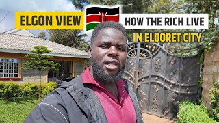 Inside The Richest Neighborhood In Eldoret  ELGON VIEW ESTATE Where The Rich Hide In KENYA [upl. by Marieann714]