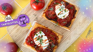 Recette Express  Tartelettes tomates burrata  en 6 Minutes Air Fryer [upl. by Nowujalo]