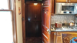 Awesome Historic Inclinator Elevette elevator in a private house [upl. by Airamalegna183]