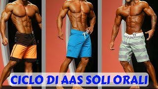 PRIMO CICLO DI AAS Con SOLI ORALI 😱  OXANDROLONE E WINSTROL [upl. by Erdrich]