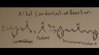 Dicinnamalacetone Aldol Condensation Reaction Mechanism  Organic Chemistry 2 [upl. by Anaitsirc]