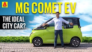 MG Comet EV review  Is it the ideal city car  First Drive  Autocar India [upl. by Halac]