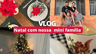 VLOG ♥ NOSSO NATAL  vento destelhou a casa  surpresa para nossa filha e pula pula inflável [upl. by Rimidalv]