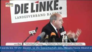 Politischer Aschermittwoch der LINKEN 2011 [upl. by Nade222]