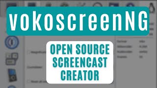 vokoscreenNG Overview  Free screen recorder for Windows and Linux with mouse halo and magnifier [upl. by Jago]