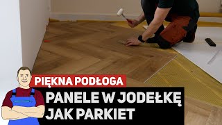 Panele w jodełkę jak parkiet  klasycznie i pięknie 👍 [upl. by Asiral]