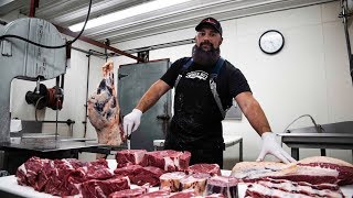 How to Butcher a Cow  ENTIRE BREAKDOWN  by The Bearded Butchers [upl. by Jobi]