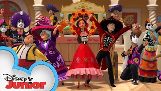 Dia de los Muertos ☠️  Hispanic Heritage Month  Elena of Avalor  Disney Junior [upl. by Htessil]