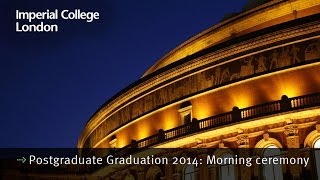 Postgraduate Graduation 2014 Morning ceremony [upl. by Anael]