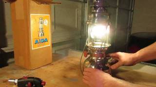 Aida 1500 Express Record Kerosene Pressure Lantern 500CP [upl. by Servais]