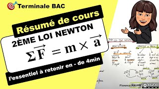 2ème LOI DE NEWTON  Mécanique  Terminale  Bac [upl. by Valora241]