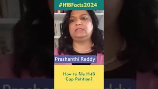 h1bvisa Facts2024 How to file your H1B cap petition [upl. by Amice]