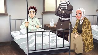 Kimetsu no Yaiba S4 Ep 1  Haganezuka Visits Tanjiro In The Hospital Scene [upl. by Elvie]