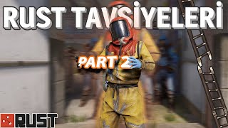 Rustta Bilinmesi Gerekenler  Rust Tavsiyeleri  Rust Türkçe  Rust Başlangıç Rehberi  Rust Tips 2 [upl. by Antoni]