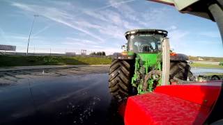 2014 Fahrsicherheitstrainig am Sachsenring mit John Deere Schleppern [upl. by Dagna]