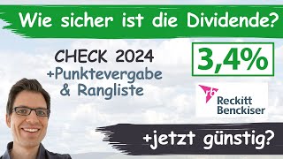 Reckitt Benckiser Aktienanalyse 2024 Wie sicher ist die Dividende günstig bewertet [upl. by Arri]