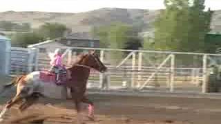 5 year old Barrel Racing [upl. by Aleira]