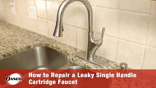 How to Repair a Leaky Single Handle Cartridge Faucet [upl. by Gally]