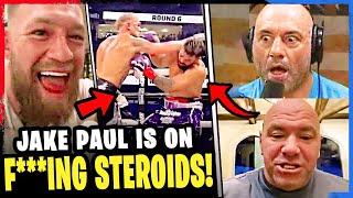 MMA Community Reacts  Jake Paul vs Mike Perry HIGHLIGHTS Boxing [upl. by Connors156]