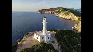 CAPE DOUKATO  The Lighthouse of Lefkada 4K 60fps [upl. by Siegler466]