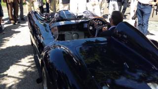 Maserati 450S startup at Villa D´Este 2014 [upl. by Hitt653]