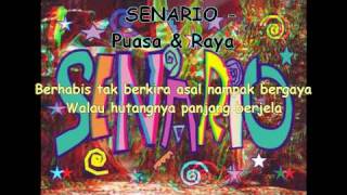 SENARIO  Puasa amp Raya Lirik [upl. by Burack]