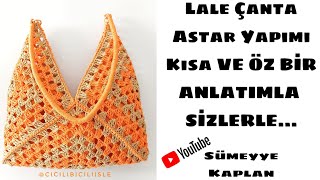 Lale Çanta Astar Yapımı 📌örgü dikiş elişi handmade [upl. by Ker]