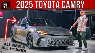 The 2025 Toyota Camry Is A Hybrid Only Redesign Of Americas Favorite Sedan [upl. by Thorfinn687]