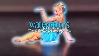 🩵🤍 watercolors fade  competition photos  ellealdc [upl. by Adaynek]